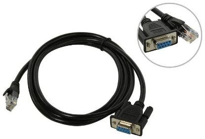 Изображение Переходник KS-is KS-444 RJ-45 COM(RS232) 9F черный 1,5 м