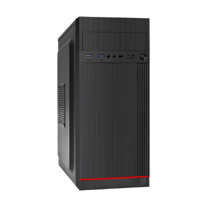 Изображение Корпус ExeGate AA-442U2-AA400 (ATX, черный, 400 Вт)/(EX290188RUS)