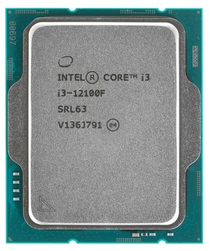 Изображение Процессор Intel Core i3-12100F (3300 МГц, LGA1700) (OEM)