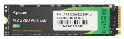 Изображение SSD диск Apacer AS2280P4U 512 Гб 2280 (AP512GAS2280P4U-1)