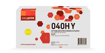 Изображение Картридж EasyPrint LC-040H Y с чипом