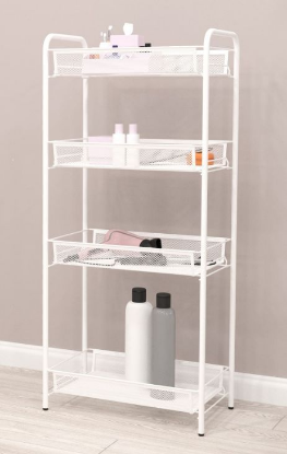 Изображение ЗМИ Этажерка "Ладья 24" (LADYA 24 storage rack), белый Э 556 Б