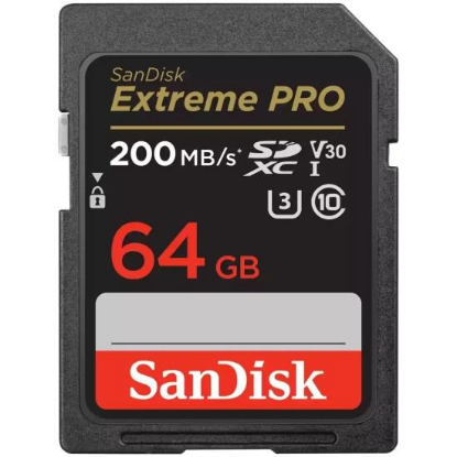 Изображение Карта памяти SanDisk SDXC Extreme Pro Class 10 64 Гб  SDSDXXU-064G-GN4IN