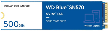 Изображение SSD диск Western Digital Blue SN570 500 Гб 2280 (WDS500G3B0C)