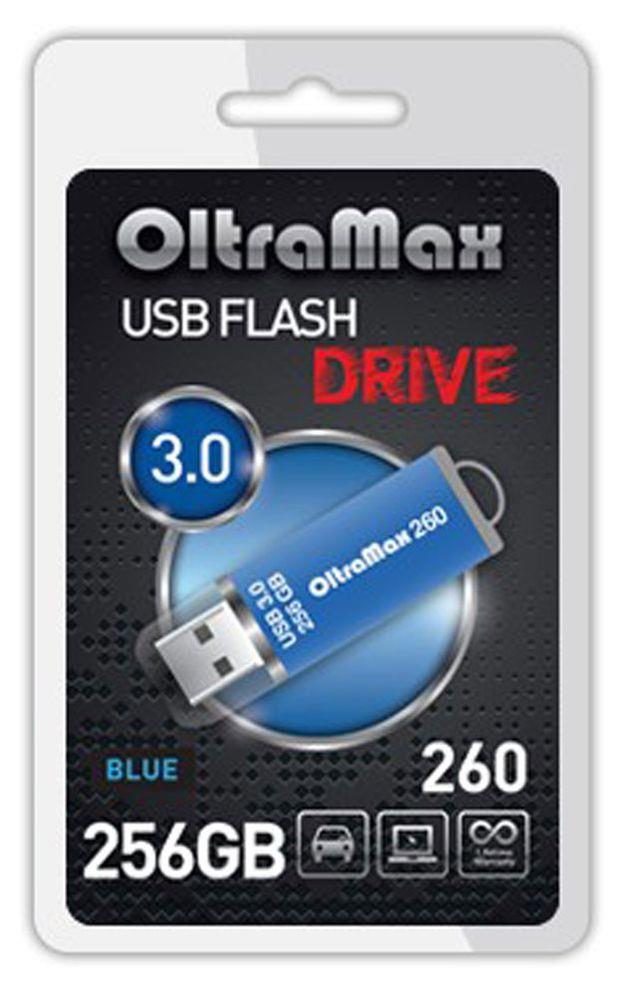 Изображение USB flash OltraMax 260,(USB 3.0/256 Гб)-синий ()