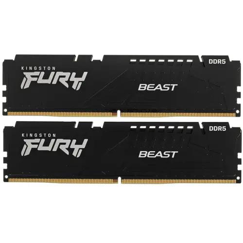 Изображение Оперативная память 2х8 GB DDR5 Kingston Fury Beast KF552C36BBEK2-16 (41600 Мб/с, 5200 МГц, CL36)