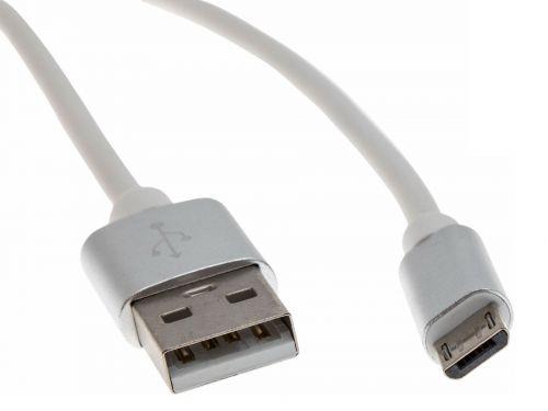 Изображение Кабель соединительный Cactus CS-USB.A.USB.MICRO-1 USB 2.0 A Micro USB 2.0 B белый 1 м