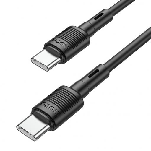 Изображение Кабель соединительный Hoco X83 Victory USB-C USB Type-C черный 1 м