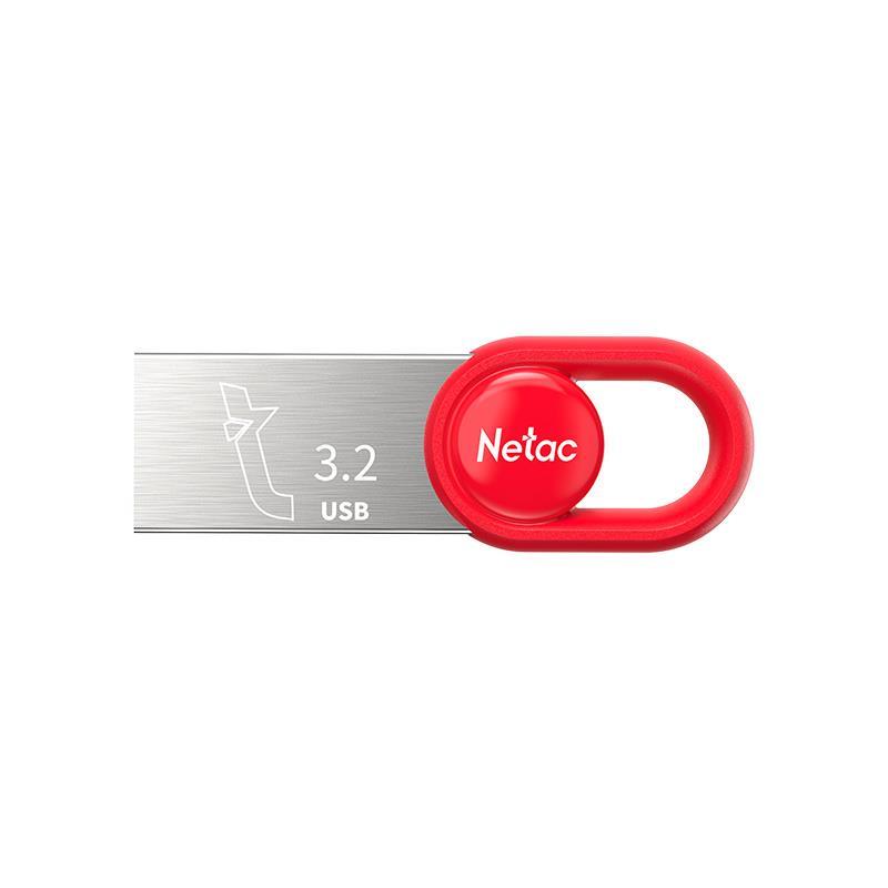 Изображение USB flash NETAC UM2,(USB 3.2/32 Гб)-красный (NT03UM2N-032G-32RE)