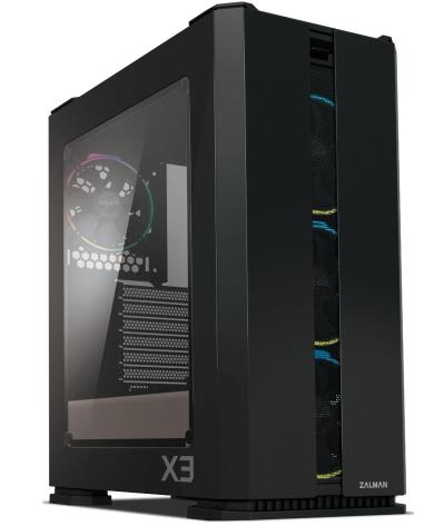 Изображение Корпус Zalman X3 (mATX, ATX, Mini-ITX, черный, без БП)/()