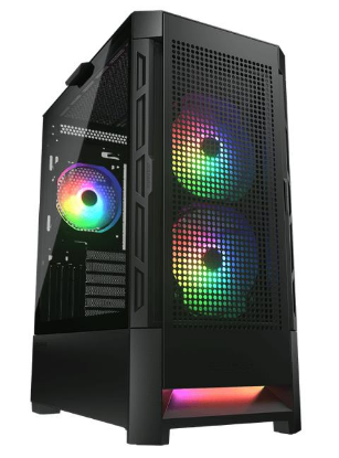 Изображение Корпус Cougar Airface RGB (mATX, ATX, Mini-ITX, EATX, SSI CEB, черный, без БП)/()