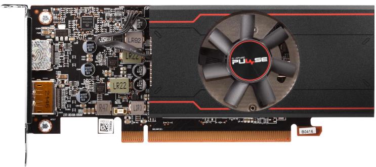 Изображение Видеокарта Sapphire AMD Radeon RX 6400 Pulse 4 Гб (AMD Radeon RX 6400, GDDR6)/(11315-01-20G)