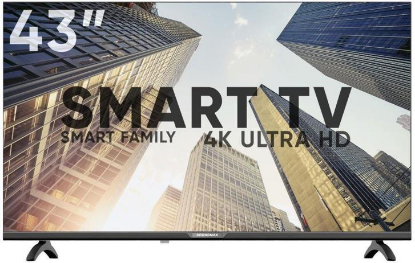 Изображение Телевизор SoundMAX SM-LED43M01SU 43" 4K UHD Smart TV черный