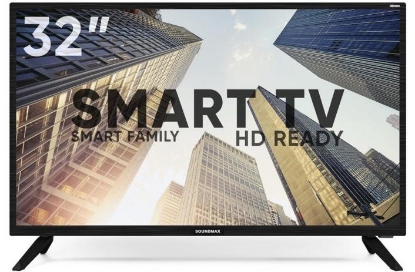 Изображение Телевизор SoundMAX SM-LED32M07S 32" 720p HD Smart TV черный