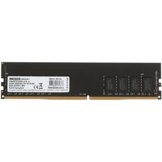 Изображение Оперативная память 8 GB DDR4 AMD R948G3206U2S-U (25600 МБ/с, 3200 МГц, CL16)