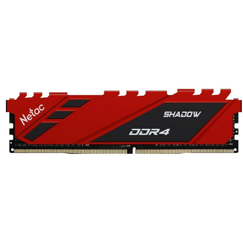 Изображение Оперативная память 8 GB DDR4 NETAC Shadow (25600 МБ/с, 3200 МГц, CL16)