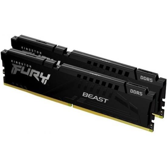 Изображение Оперативная память 2х8 GB DDR5 Kingston Fury Beast (44800 Мб/с, 5600 МГц, CL40)