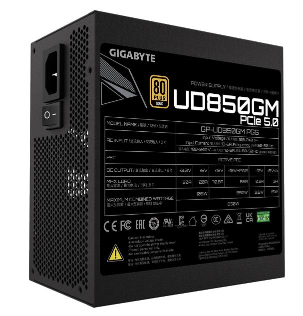 Изображение Блок питания GIGABYTE GP-UD850GM PG5 () (850 Вт )