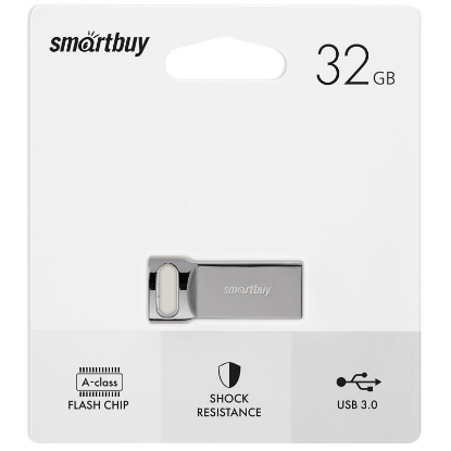 Изображение USB flash SmartBuy M2,(USB 3.0/32 Гб)-серебристый (SB32GBM2)