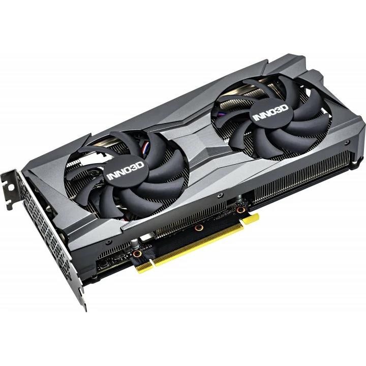 Изображение Видеокарта Inno3D GeForce RTX 3060 TWIN X2 (LHR) 12 Гб (NVIDIA GeForce RTX 3060, GDDR6)/(N30602-12D6-119032AH)