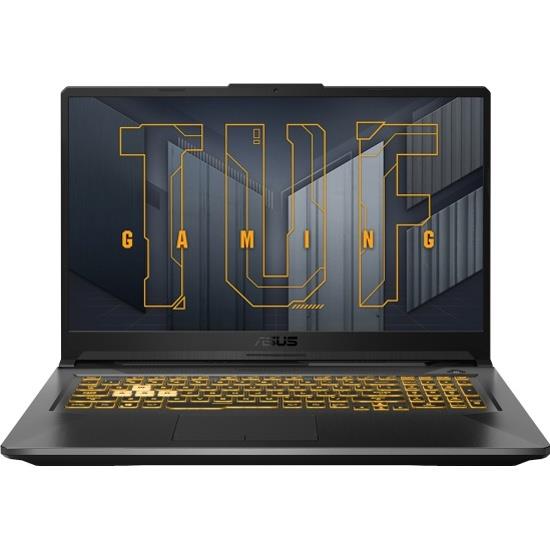 Изображение Ноутбук Asus TUF Gaming A17 FX707ZC4-HX014 (Intel 12500H 2500 МГц/ SSD 512 ГБ  /RAM 16 ГБ/ 17.3" 1920x1080/VGA дискретная/ Без ОС) (90NR0GX1-M000K0)