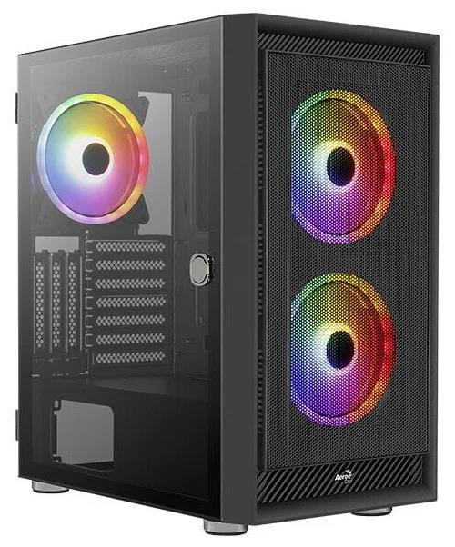 Изображение Корпус AeroCool Graphite-G-BK-v2 (ATX, черный, без БП)/()