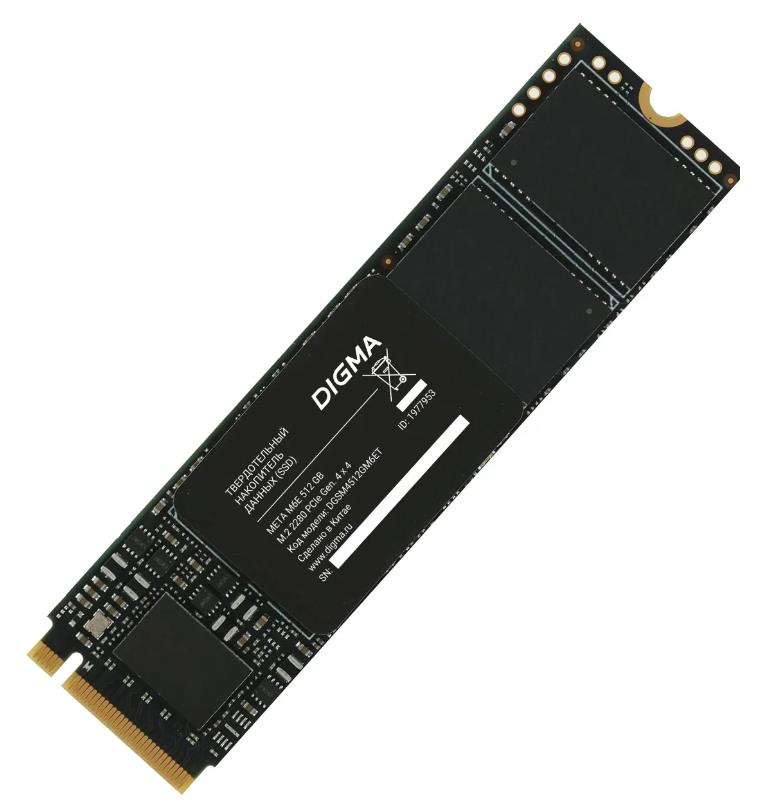 Изображение SSD диск Digma Meta M6E 512 Гб 2280 (DGSM4512GM6ET)