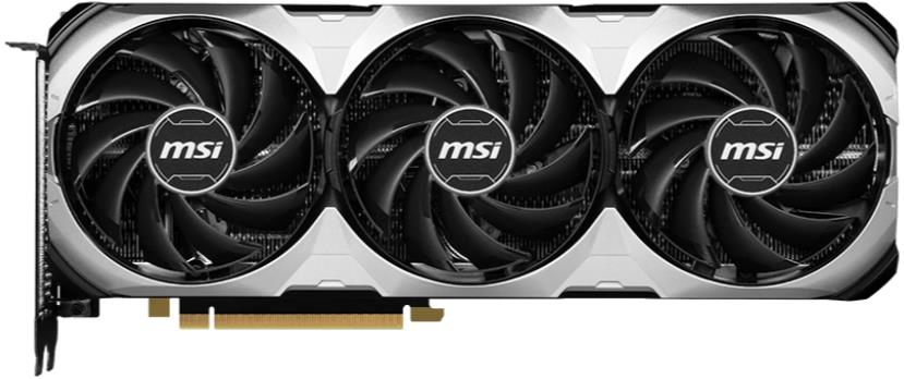 Изображение Видеокарта MSI Nvidia GeForce RTX 4070 Ti 12 Гб (NVIDIA GeForce RTX 4070 Ti, GDDR6X)/(RTX 4070 Ti VENTUS 3X E1 12G OC)