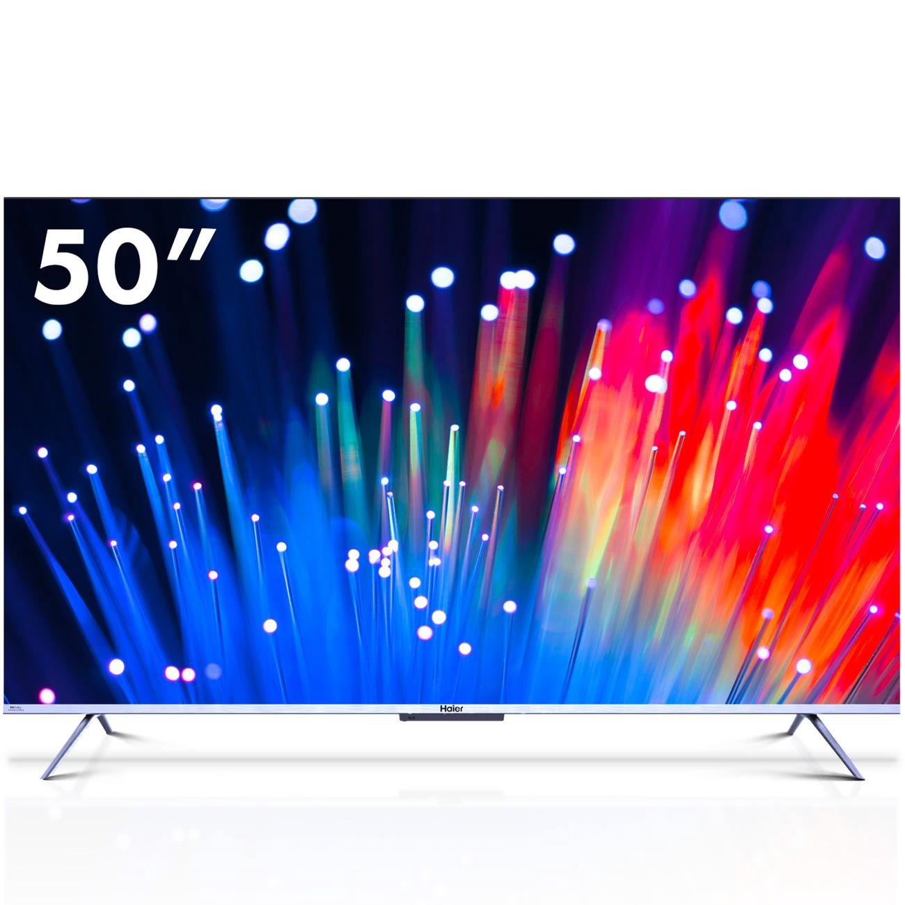 Изображение Телевизор Haier 50 Smart TV S3 50" HDR, 4K Ultra HD Smart TV серебристый