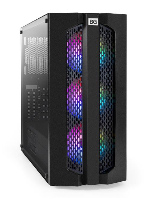 Изображение Корпус ExeGate EVO-9205-NPX500 (mATX, ATX, micro-ATX, ITX, черный, 500 Вт)/(EX294974RUS)