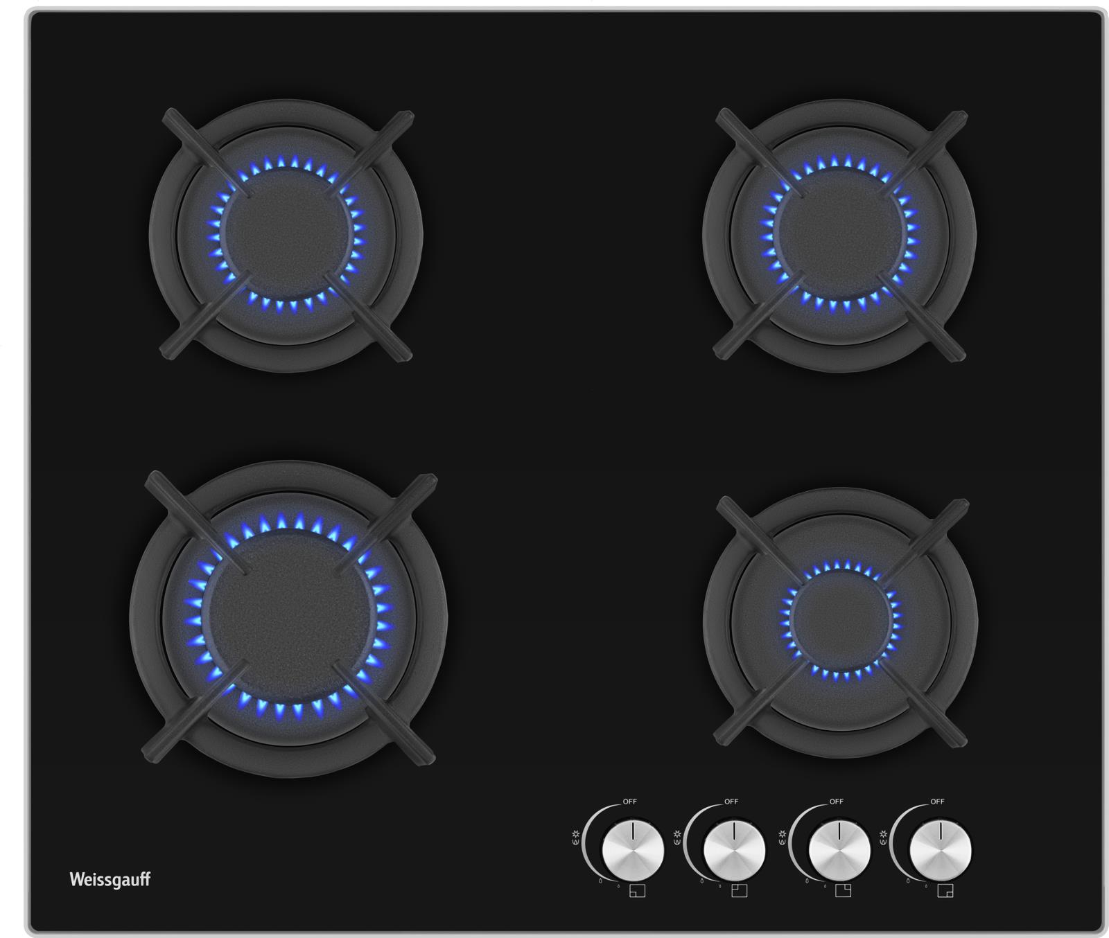 Изображение Варочная панель Weissgauff HG 640 BG (черный)