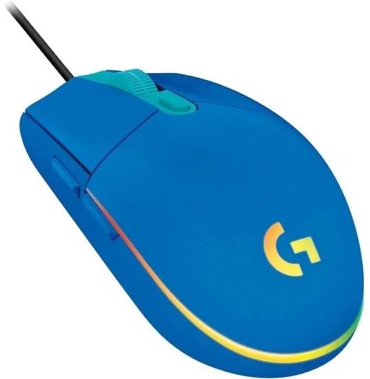 Изображение Мышь Logitech G102 Lightsync голубой