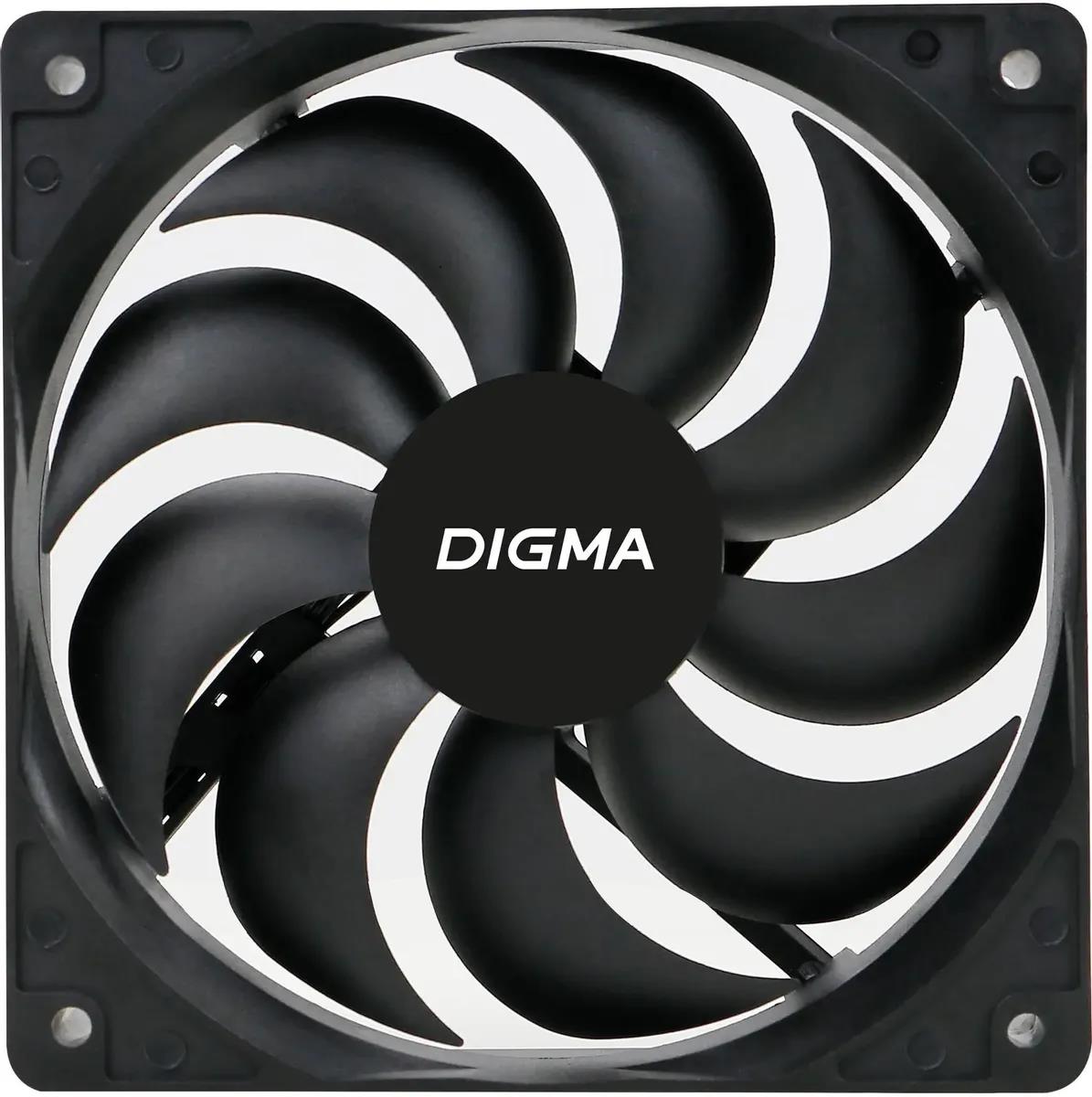 Изображение Вентилятор Digma DFAN-120-9 (1200 об/мин , 120x120x25 мм,3-pin)