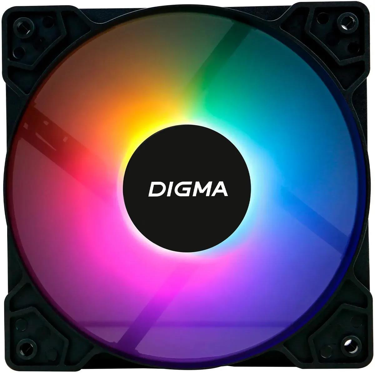 Изображение Вентилятор Digma DFAN-FRGB1 (1200 об/мин , 120x120x25 мм,3-pin)