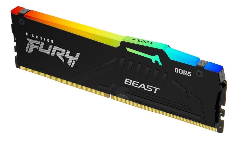 Изображение Оперативная память 1x32 GB DDR5 Kingston Fury Beast RGB KF560C36BBEA-32 (48000 Мб/с, 6000 МГц, CL36)