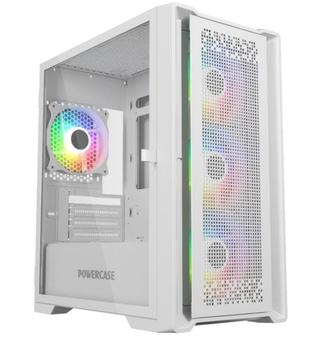 Изображение Корпус PowerCase ByteFlow Micro (mATX, Mini-ITX, белый, без БП)/(CAMBFW-A4)