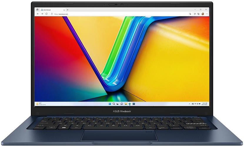 Изображение Ноутбук Asus Vivobook 14 X1404VA-EB416W (Intel 1335U 1300 МГц/ SSD 512 ГБ  /RAM 8 ГБ/ 14" 1920x1080/VGA встроенная/ Windows 11 Home) (90NB10I1-M00D70)