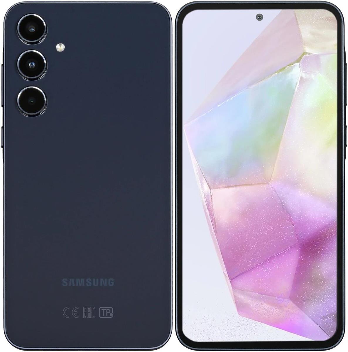 Изображение Смартфон Samsung Galaxy A35 5G (256 Гб/8 Гб) темно-синий