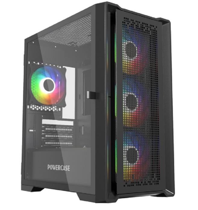 Изображение Корпус PowerCase ByteFlow Micro (mATX, Mini-ITX, черный, без БП)/(CAMBFB-A4)