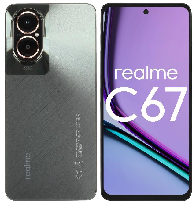 Изображение Смартфон Realme C67 RMX3890 (256 Гб/8 Гб) черный