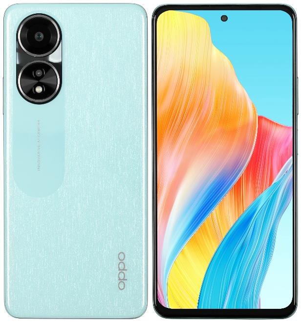 Изображение Смартфон OPPO A58 (128 Гб/6 Гб) зеленый