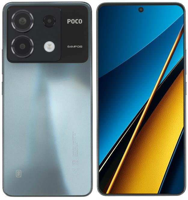 Изображение Смартфон Xiaomi Poco X6 5G (256 Гб/8 Гб) синий