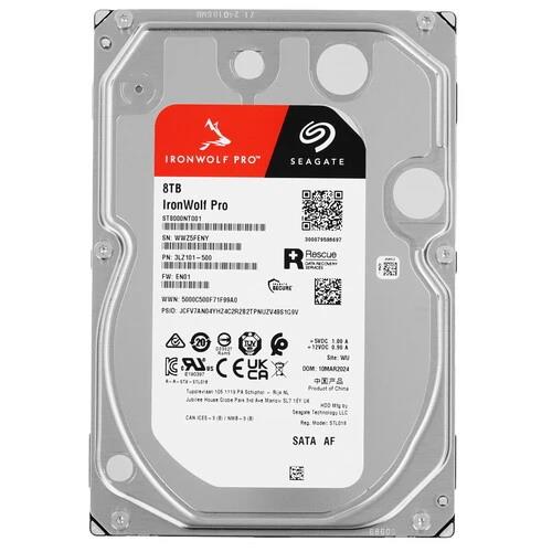 Изображение Жесткий диск 3.5" 8000 ГБ Seagate IronWolf Pro, 7200 rpm, 256 МБ