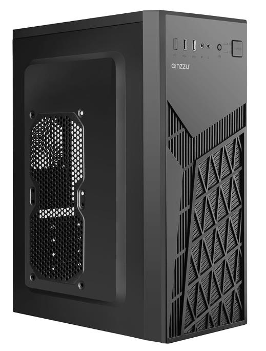 Изображение Корпус Ginzzu A410 (ATX, Mini-ITX, EATX, черный, без БП)/(Ginzzu A410)