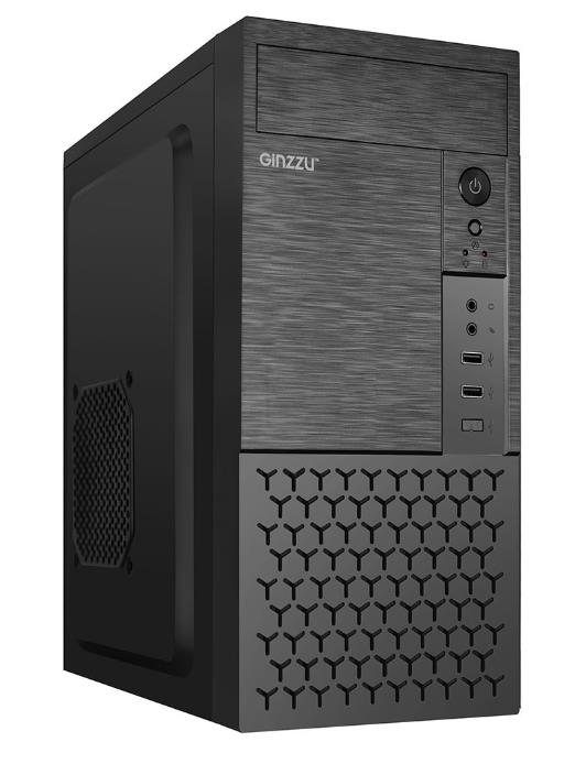 Изображение Корпус Ginzzu B410 (mATX, Mini-ITX, черный, без БП)/(Ginzzu B410)