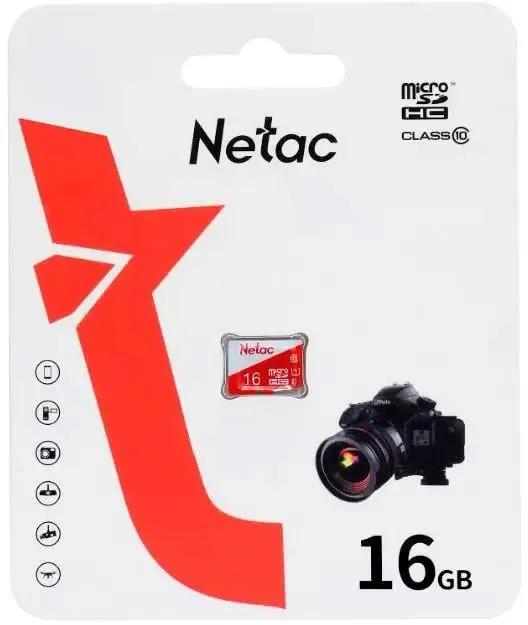 Изображение Карта памяти NETAC MicroSDHC P500 Eco Class 10 16 Гб  NT02P500ECO-016G-S