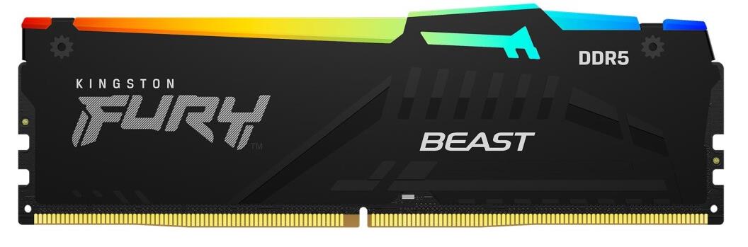 Изображение Оперативная память 8 GB DDR5 Kingston Fury Beast RGB (48000 Мб/с, 6000 МГц, CL36)