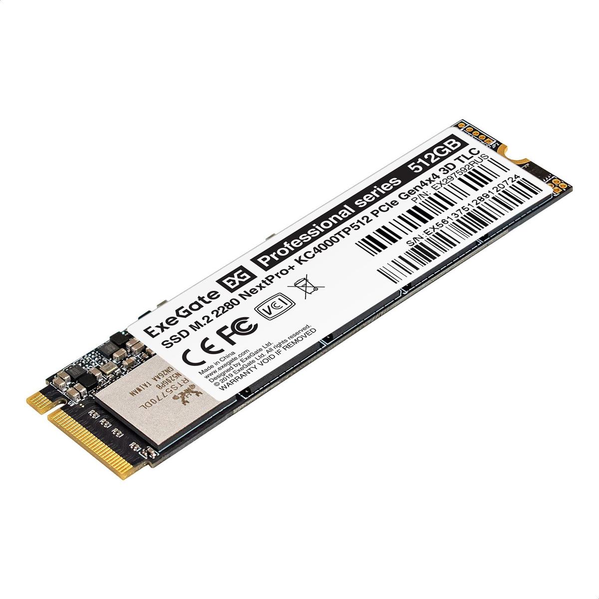 Изображение SSD диск ExeGate EX297592RUS 512 Гб 2280 (EX297592RUS)