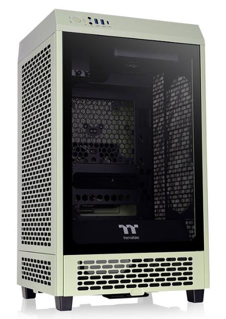 Изображение Корпус Thermaltake The Tower 200 Matcha Green (Mini-ITX, песочный, без БП)/(CA-1X9-00SEWN-00)