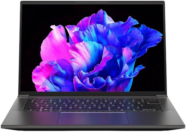 Изображение Ноутбук Acer Swift X SFX14-72G-76LG (Intel 155H 1400 МГц/ SSD 1024 ГБ  /RAM 16 ГБ/ 14.5" 2880x1800/VGA дискретная/ Windows 11 Home) (NX.KR8CD.001)